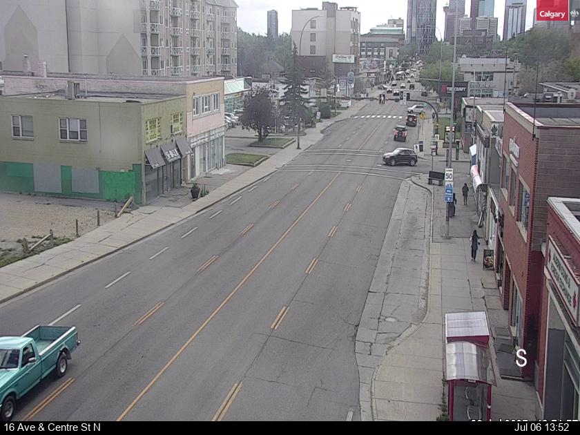 Traffic Cam 16 Avenue / Centre Street N