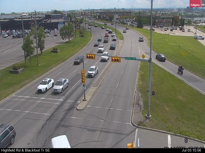 Traffic Cam Highfield Road / Blackfoot Trail SE