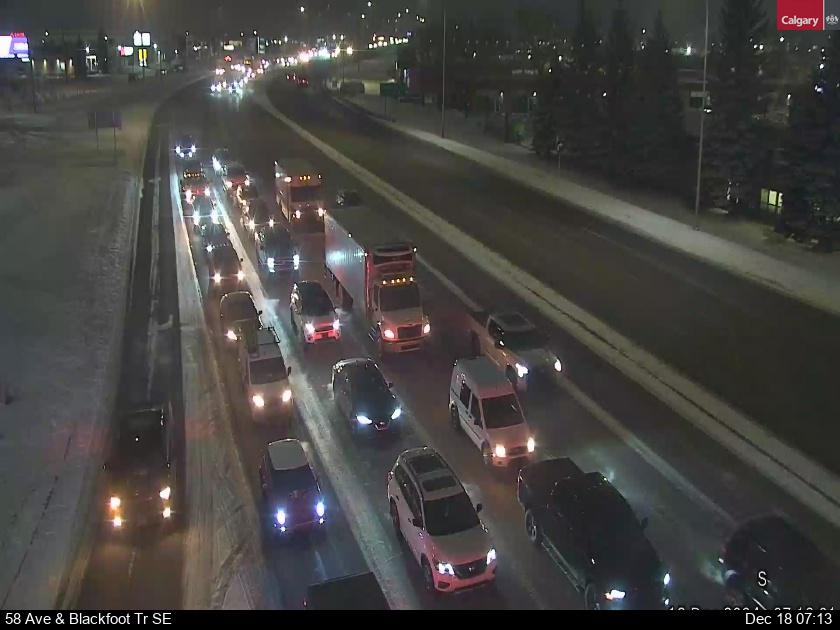 Traffic Cam 58 Avenue / Blackfoot Trail SE