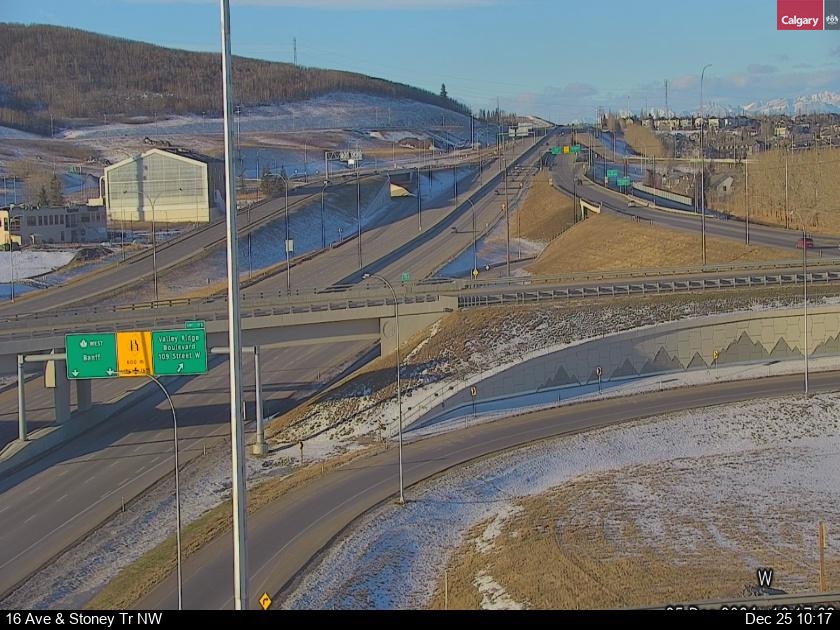 Traffic Cam 16 Avenue / Stoney Trail NW