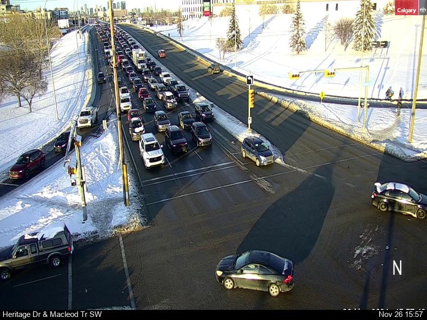 Traffic Cam Heritage Drive / Macleod Trail S