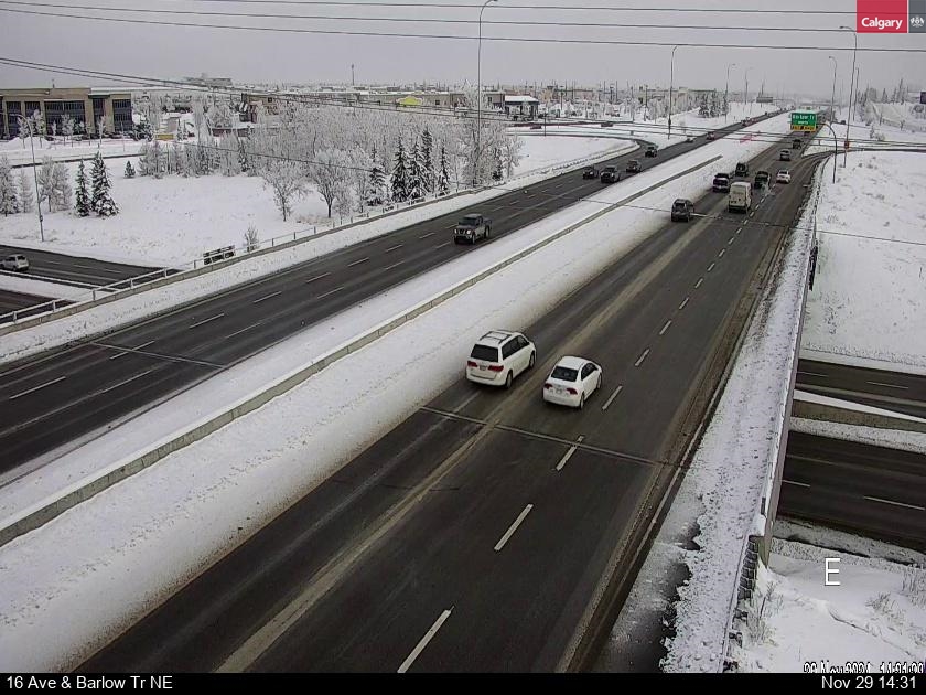 Traffic Cam 16 Avenue / Barlow Trail NE